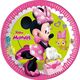 PROCOS Talerzyki papierowe Myszka Minnie Happy Helpers, 23 cm, 8 szt.