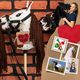 Froster Hobby Horse Skippi A5 - w plamy - brązowe plamki - koń na kiju - kantar