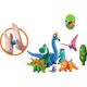 MASA PLASTYCZNA DINOZAURY Z FOREMKAMI 1SZT