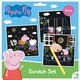 Dodo ZDRAPKA ARTYSTYCZNA ŚWINKA PEPPA 3 KOLOROWE KARTKI MALOWANIE METODĄ SCRATCH