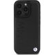 BMW BMW BMHMP16LSLLBK iPhone 16 Pro 6.3" czarny/black hardcase Leather Hot Stamp MagSafe