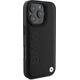 BMW BMW BMHMP16LSLLBK iPhone 16 Pro 6.3" czarny/black hardcase Leather Hot Stamp MagSafe