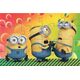 MAGNETYCZNE PUZZLE "MINIONKI" 16 ELEMENTÓW KOLOROWEJ UKŁADANKI DLA DZIECI