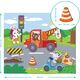 GRA MAGNETYCZNA EDUKACYJNA "TRANSPORT" 36 MAGNESÓW TABLICA MAGNETYCZNA