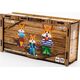 Drewniana Układanka Łamigłówka Puzzle Lisy Elementy Klocki Kształty 21 El. Puz-42121
