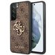 Guess GUHCS22S4GMGBR Samsung Galaxy S22 brown hardcase 4G Big Metal Logo