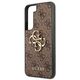 Guess GUHCS22S4GMGBR Samsung Galaxy S22 brown hardcase 4G Big Metal Logo