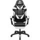 Fotel Kruger&Matz Warrior GX-150 czarno-biały (KM0790-BW)