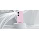 Etui Karl Lagerfeld Saffiano Full         Wrapped Elongated Metal Logo MagSafe do Samsung Galaxy S25 różowy