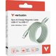 Verbatim 31864 kabel USB USB 2.0 1,2 m USB C Zielony