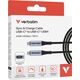 Verbatim 31849 kabel USB USB4 Gen 2x2 1,2 m USB C Czarny
