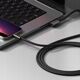 Kabel kątowy USB-C / USB-C Ringke USB 3.2 Gen 2x2 USB-C 90 Degree Cable PD 240W 200cm Black