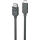 Kabel Alogic Alogic DisplayPort Kabel DPort -> HDMI4K  M/M 2m     schwarz