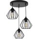 Lampa wisząca Orno WAYA lampa wisząca, moc max. 3x60W, E27, czarna