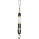 Hello Kitty Pearls and Beads Kitty Charm Phone Charm Black
