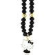 Hello Kitty Pearls and Beads Kitty Charm Phone Charm Black