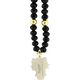 Hello Kitty Pearls and Beads Kitty Charm Phone Charm Black