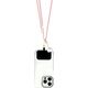 Hello Kitty Patch & Kitty Head Charm Universal Phone Lanyard Pink