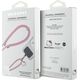 Hello Kitty Patch & Kitty Head Charm Universal Phone Lanyard Pink