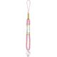 Hello Kitty Pearls and Beads Kitty Charm Phone Charm Pink