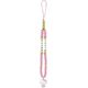Hello Kitty Pearls and Beads Kitty Charm Phone Charm Pink