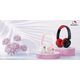 Słuchawki nauszne Hello Kitty Face Logo   Bluetooth różowy