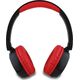 Słuchawki nauszne Hello Kitty Face Logo   Bluetooth czerwony