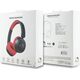Słuchawki nauszne Hello Kitty Face Logo   Bluetooth czerwony