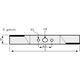 Lawnmower blade AL-KO, for 523, 5.14 SP, 51.3 SP, 51 cm
