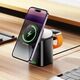 HOCO ładowarka indukcyjna 3w1 kompatybilna z APPLE Watch 15W CQ20 czarna
