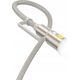 HOCO kabel All-in-one Typ C / Lightning do Typ C / LED Light PD 3A 60W U138 1,2 m szary