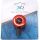 XQMax DZWONEK ROWEROWY GRUSZKA ŚR 35MM XQMAX CZERWONY