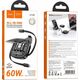 HOCO kabel All-in-one zwijany w zestawie z wymiennymi końcówkami PD 3A 60W U140 0,95 m czarny