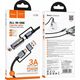 HOCO kabel All-in-one USB A / Typ C do Typ C / Zapalniczka samochodowa 3A 60W U138 1,2 m czarny