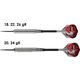 Harrows Rzutki Harrows SILVER ARROWS Eric Bristow Steeltip 24 gK