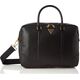 Guess, Scala, Synthetic Leather, Textile Briefcase, HMESCA, Black, 45 x 35 x 5 cm, For Men For Men