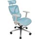 ThunderX3 XTC Ergonomischer Bürostuhl - weiß/blau