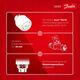 Danfoss Aero RAVL click, thermostatic head with built-in sensor, 26 mm neck diameter
