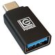 Adapter USB LC-Power USB-C - USB Czarny  (LC-ADA-U31C)