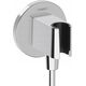 hansgrohe wall connection with shower head holder FixFit S, chrome