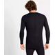 Odlo Men's ACTIVE WARM ECO Baselayer Long-Sleeved Shirt with Round Neck, Black, L