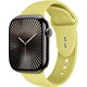 Crong Liquid - Pasek do Apple Watch 38/40/41/42mm (słomkowy)