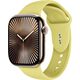 Crong Liquid - Pasek do Apple Watch 38/40/41/42mm (słomkowy)