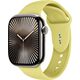 Crong Liquid - Pasek do Apple Watch 38/40/41/42mm (słomkowy)