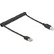DeLOCK 90130 kabel USB USB 2.0 0,8 m USB A Czarny