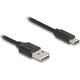 DeLOCK 90133 kabel USB USB 2.0 0,8 m USB A Czarny