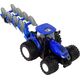 LeanToys Traktor Zdalnie Sterowany 1:24 Niebieski Pług Metal