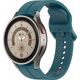 OEM Pasek silikonowy do SAMSUNG Watch 4 / 5 zielony (11)