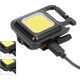 Latarka Aptel Kompaktowa LATARKA ze Stojakiem COB LED 6W czarna ZD100