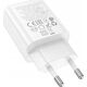 HOCO ładowarka sieciowa USB A + Typ C PD QC3.0 3A 20W N61 biała